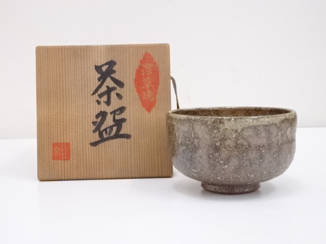 JAPANESE TEA CEREMONY / CHAWAN(TEA BOWL) / FUKAKUSA WARE